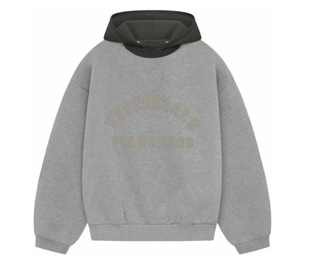 $109 Fear of God Essentials Nylon Fleece Hoodie Mens L NWT